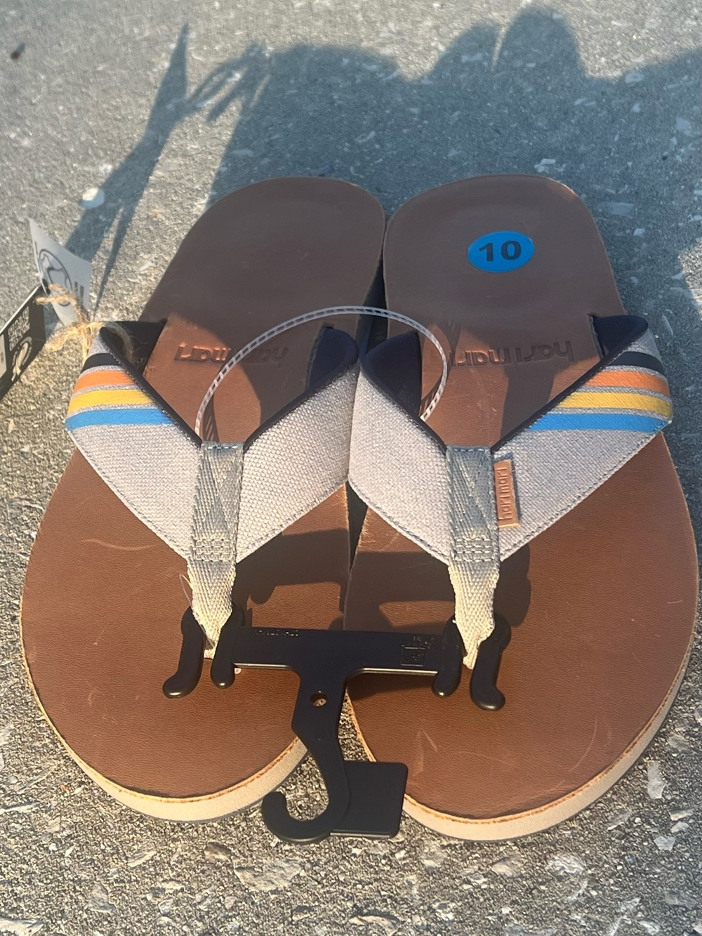 Hari Mari Del Mar Horizon Flip Flops New with Tags Size 10